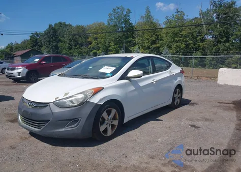 2011 Hyundai Elantra Gls из США, поврежденный, VIN 5NPDH4AE5BH019516